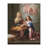 Bartolomé Esteban Murillo / 'Saint Anne with the Virgin', ca.  1655, Spanish School. VIRGIN MARY. (Print Only) thumbnail