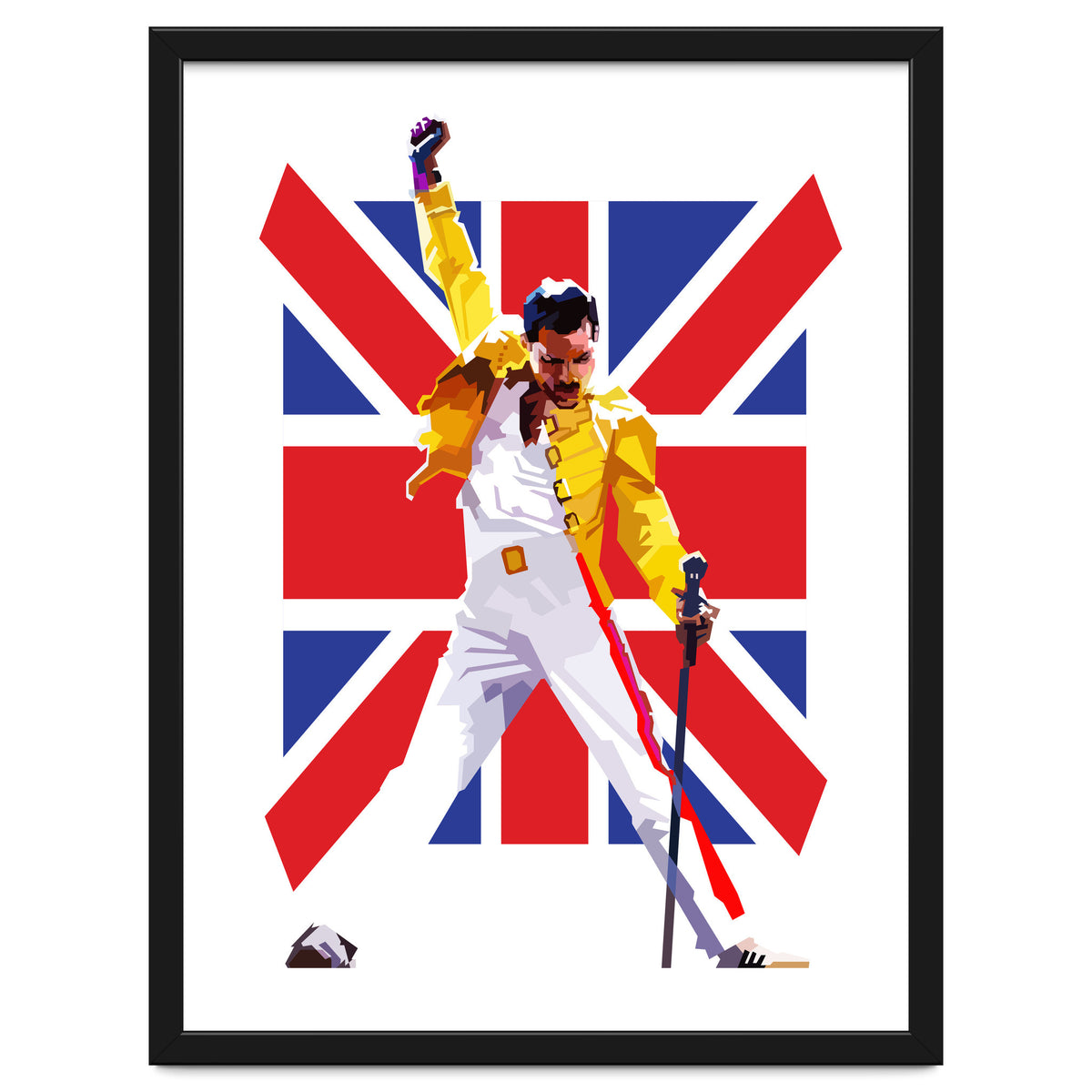 Pop Art Freddie Mercury Icon Rock Music