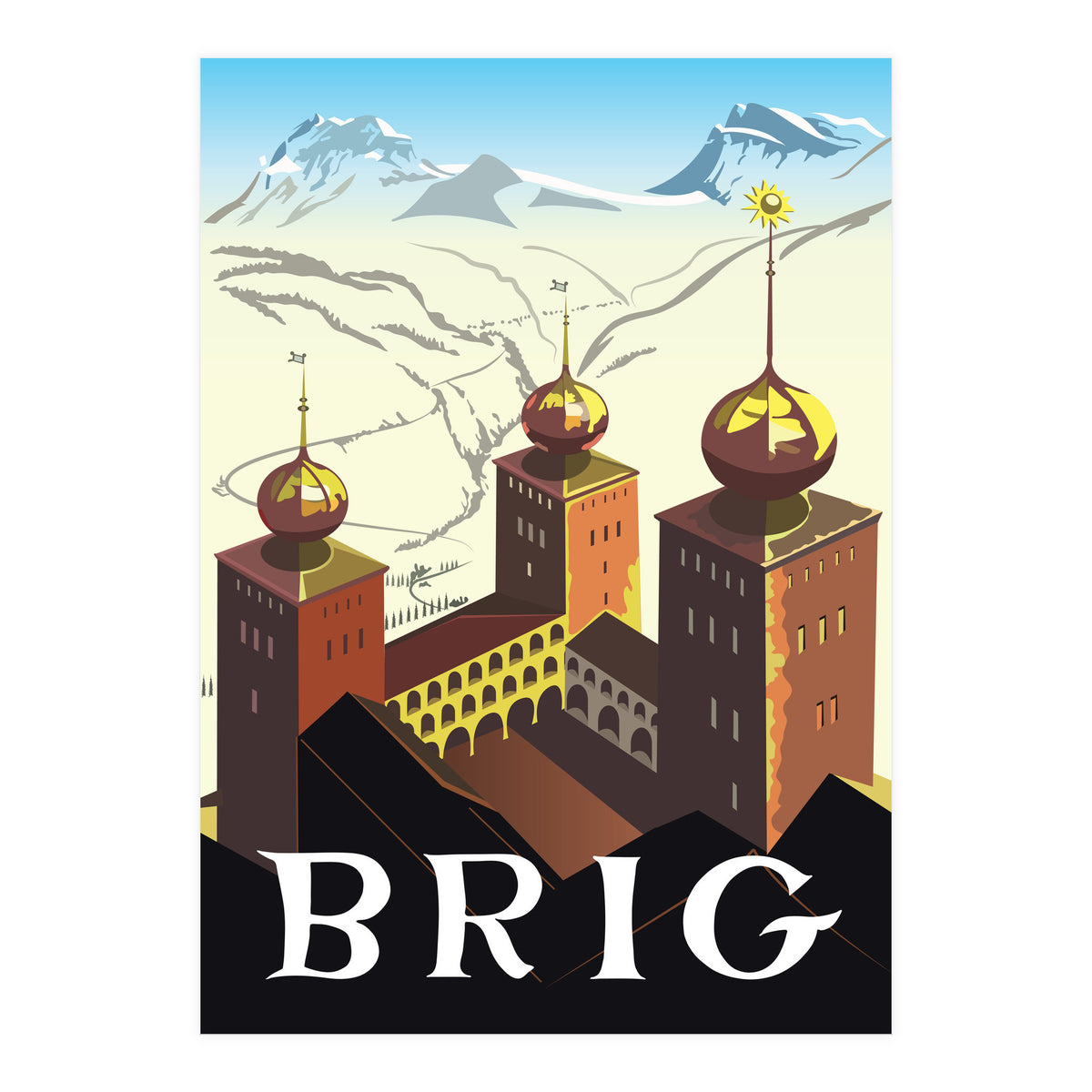 Brig, Switzerland (Print Only)