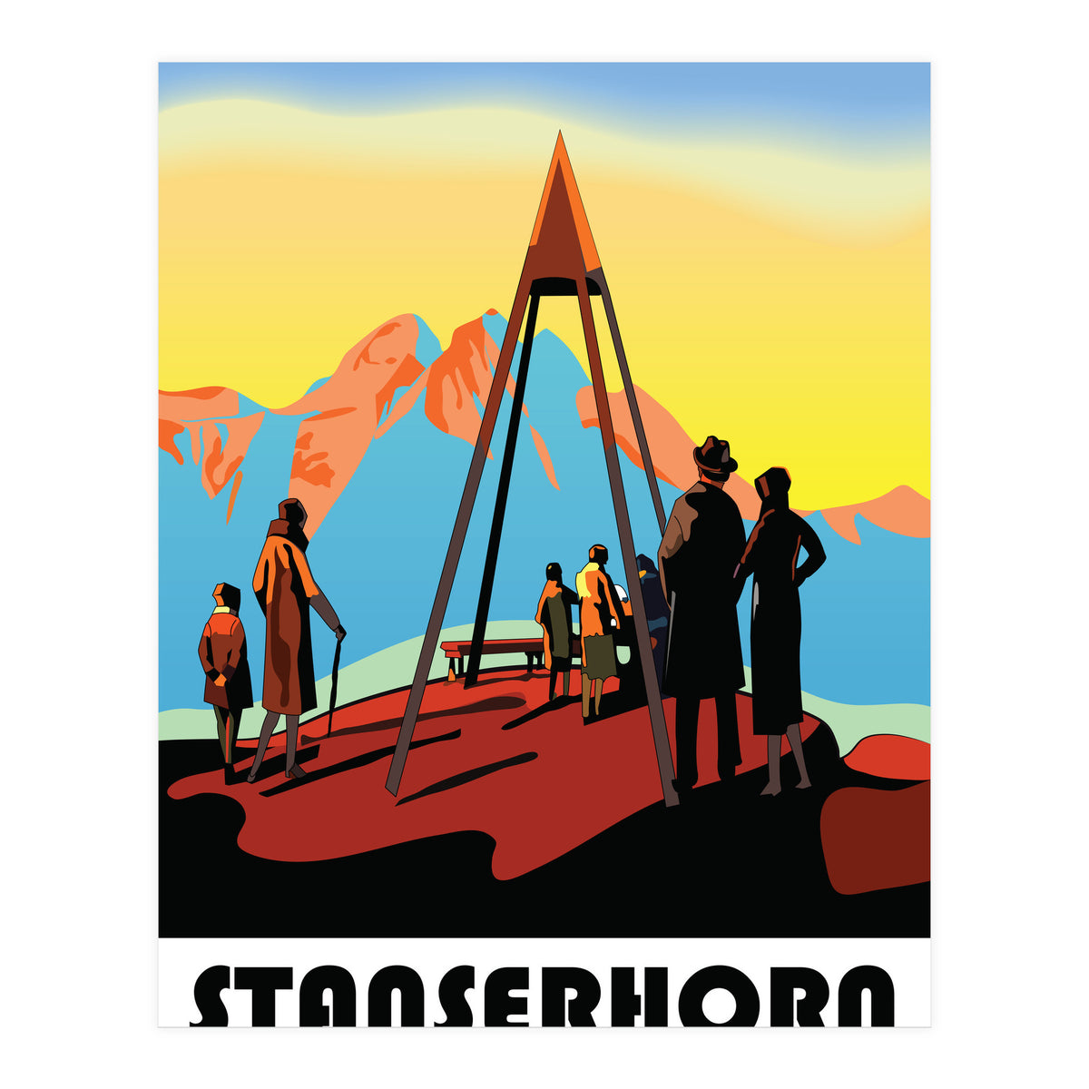 Stanserhorn, Viewpoint, Switzerland (Print Only)