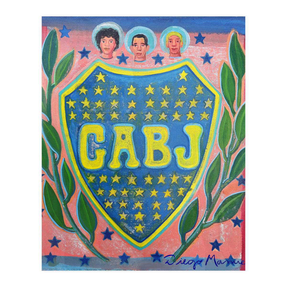 Escudo De Boca B (Print Only)