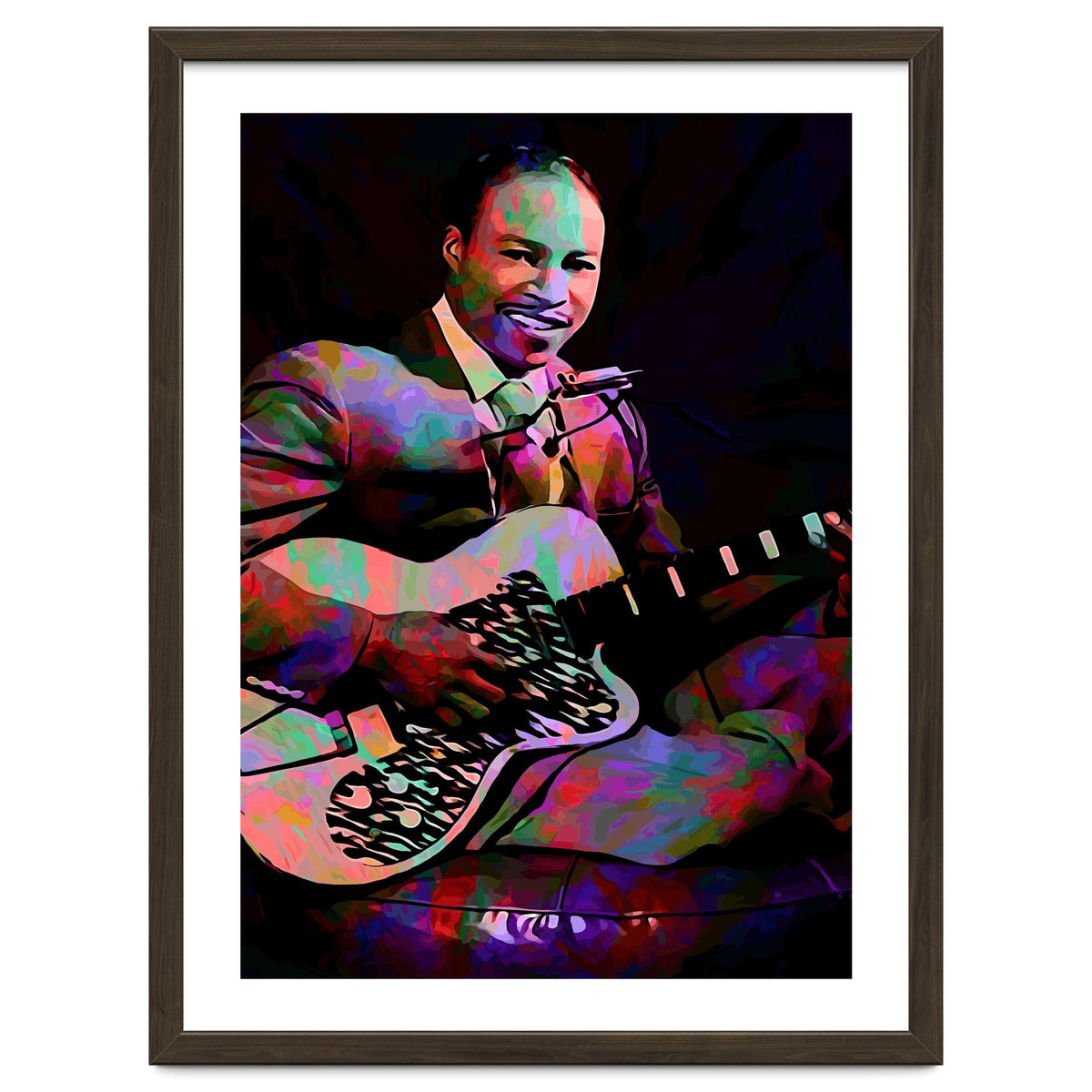 Jimmy Reed American BLues Musician Legend Colorful