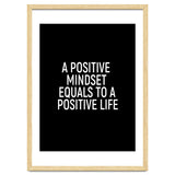 A positive mindset equals to a positive life thumbnail
