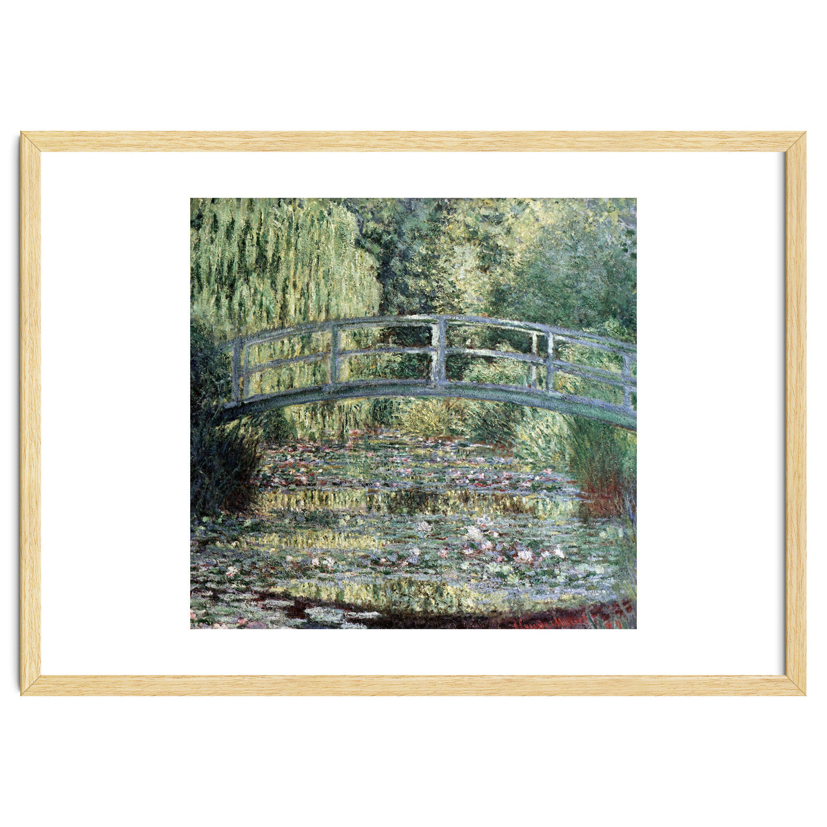 The Waterlily Pond: Green Harmony - 1899 - 89x93,5 cm - oil on canvas.