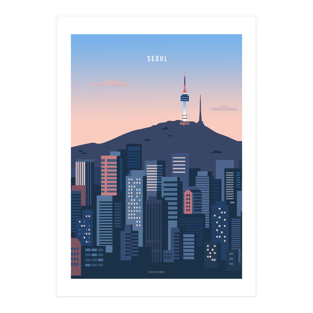 Seoul South Korea  (Print Only)