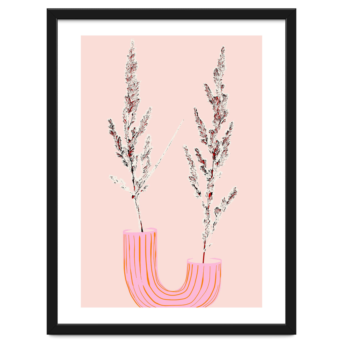 Plant based happyness Grasses 1 still life