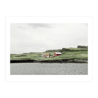 Red house on the shore - Iceland (Print Only)