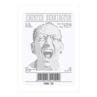 Receipt Art Chester Bennington (Print Only)