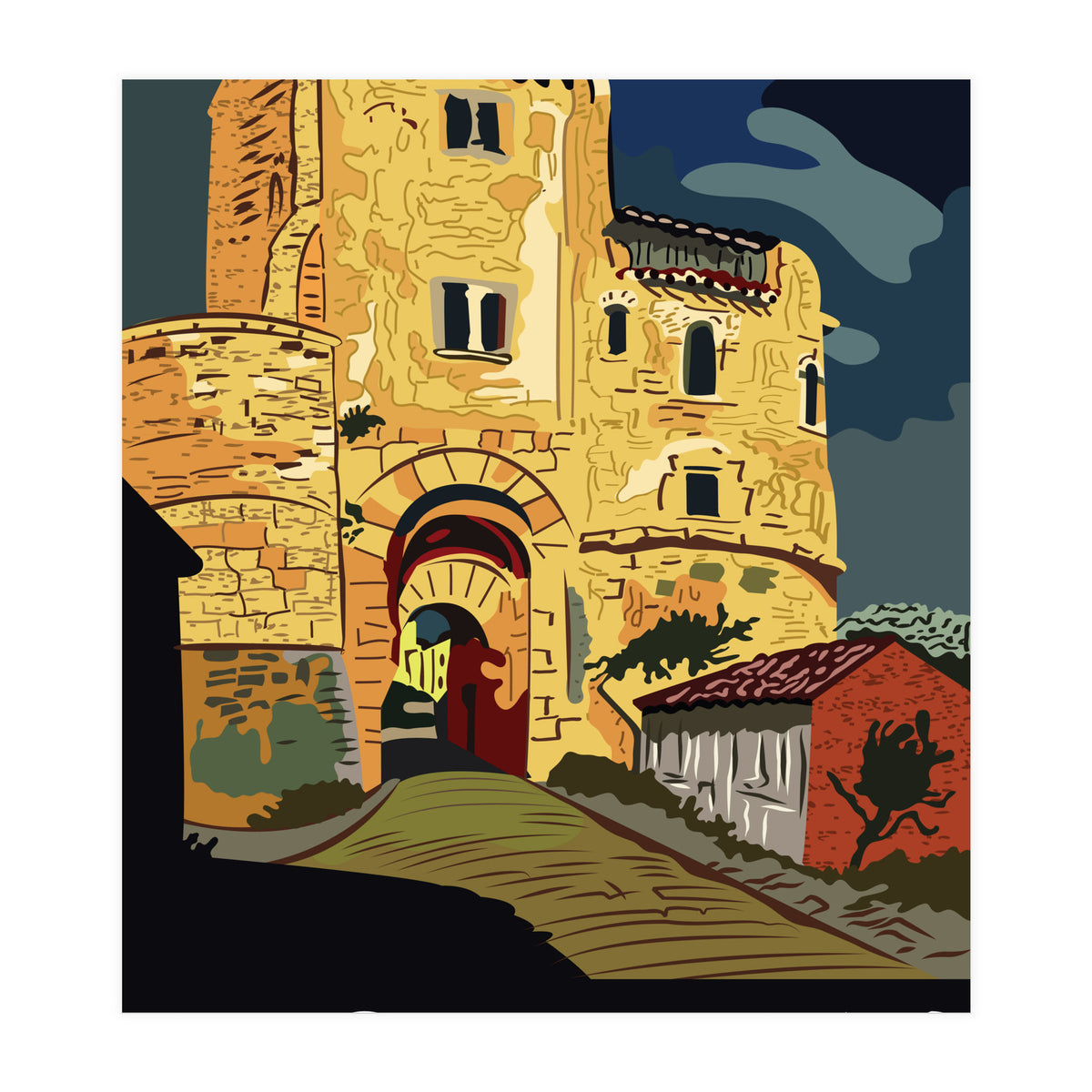 Cordes Sur Ciel France (Print Only)