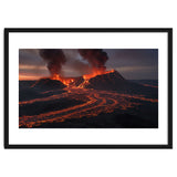 Volcanic Fury: Erupting Mountain Landscape thumbnail