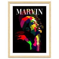 Marvin Gaye RNB Singer Pop Art WPAP