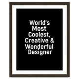 World's most coolest, creative and wonderful designer thumbnail