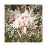 Pink Parrots Exotic Rainforest (Print Only) thumbnail