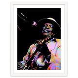 John Lee Hooker American Blues Guitarist Colorful Art thumbnail