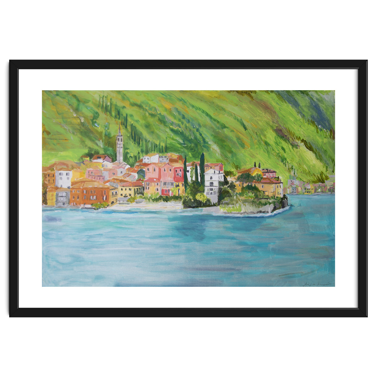View Across The Lake To Varenna