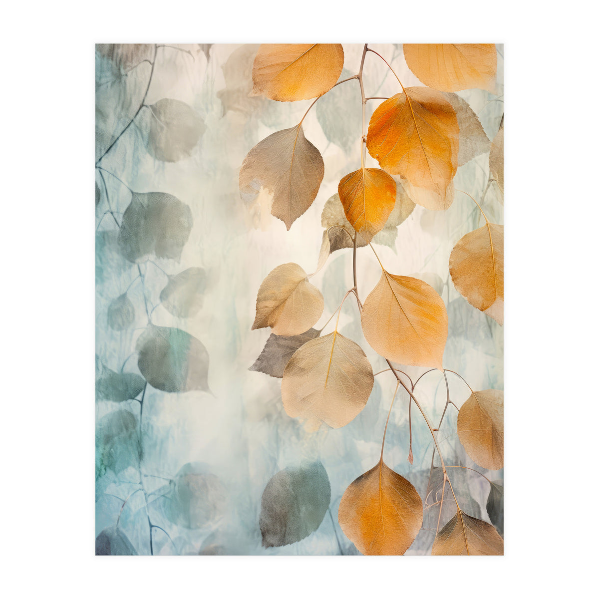 Winter leaves 4 (Print Only)