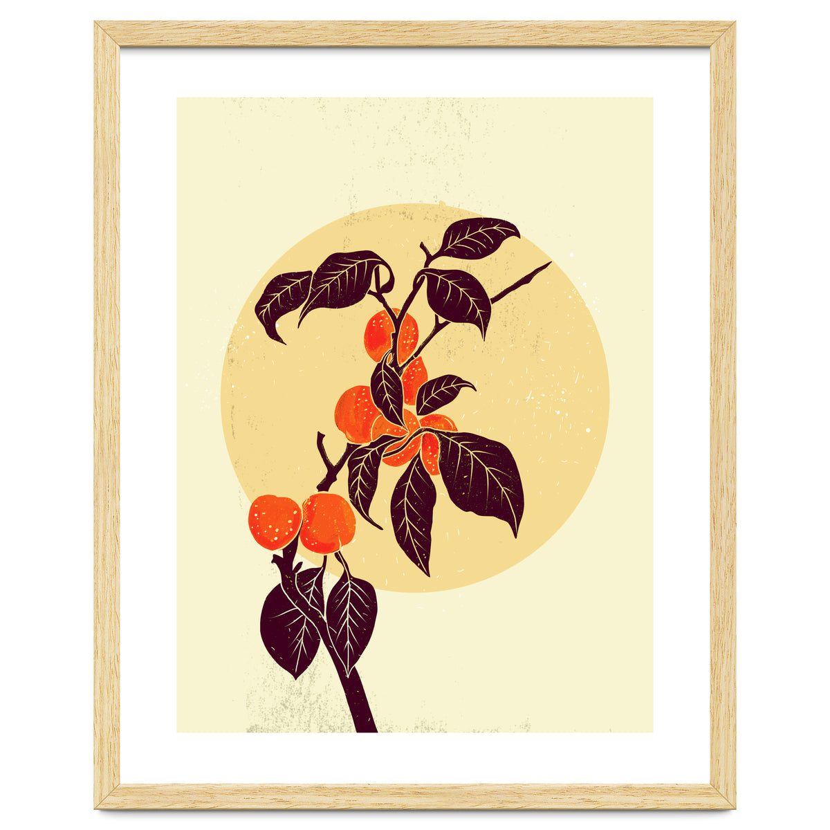 Peach Tree in the moonlight