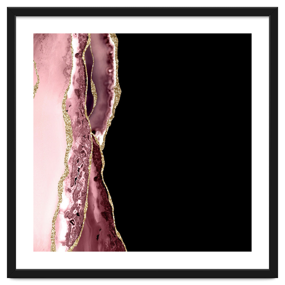 Blush & Gold Agate Texture 04