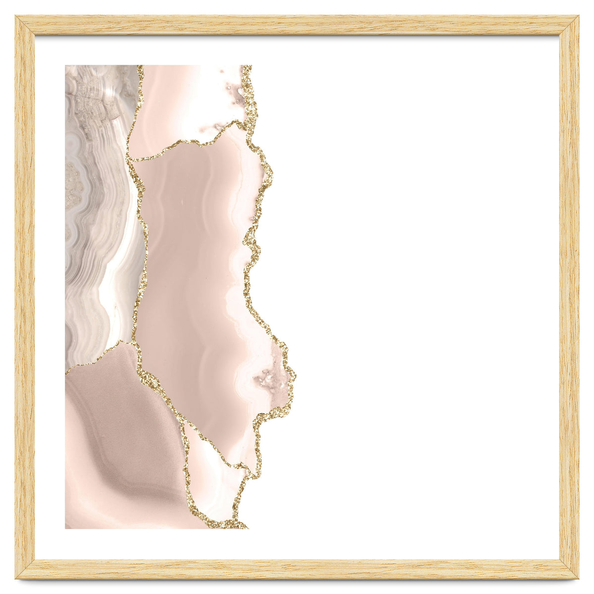 Ivory & Gold Agate Texture 05