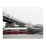 Abandoned Bus under the rail bridge (Print Only) thumbnail