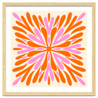 Symmetry Petals - pink and orange