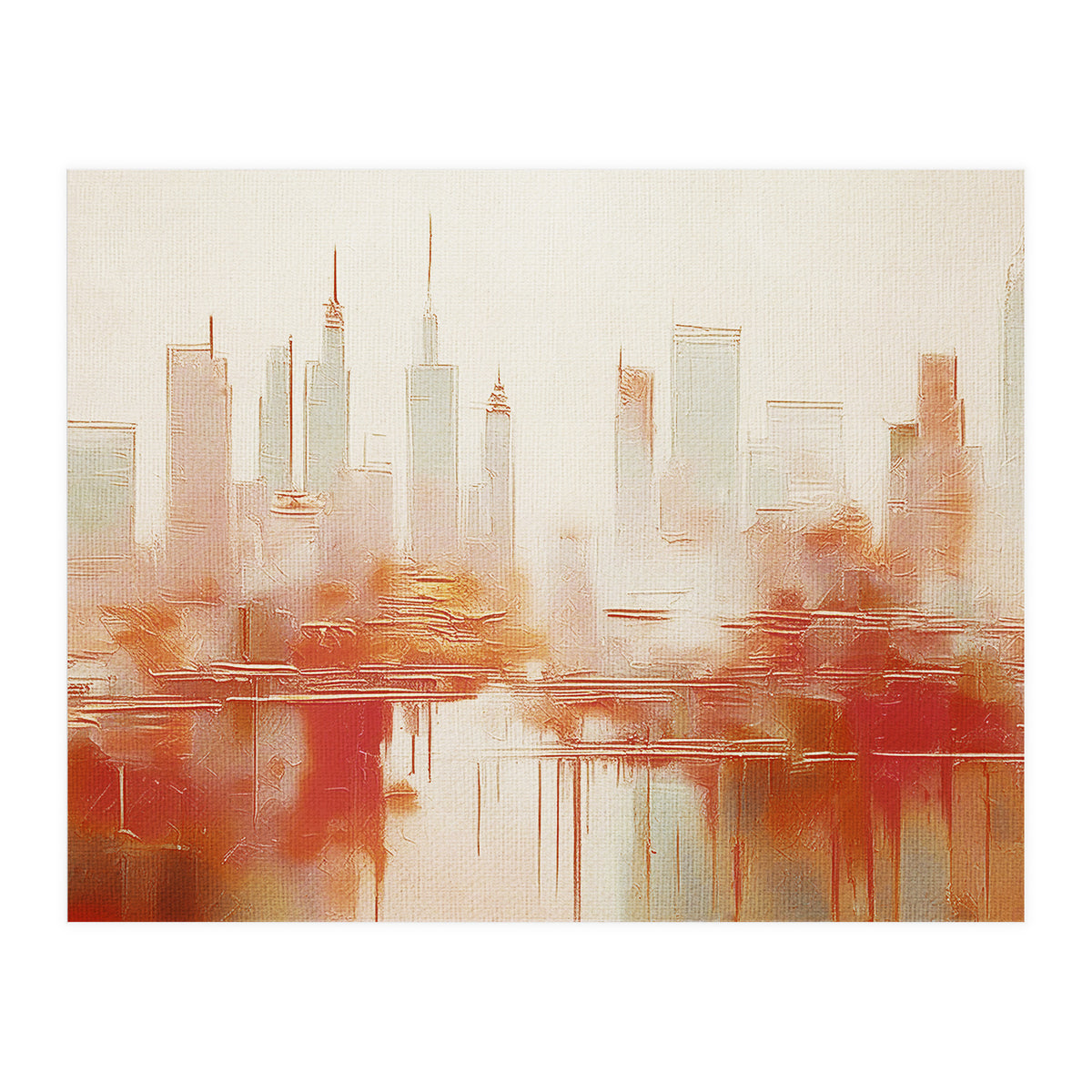 Buildings At Dusk 04 (Print Only)