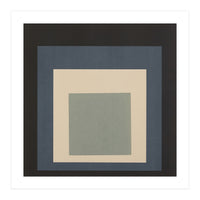 JOSEF ALBERS - HOMAGE TO THE SQUARE BEIGE GREY BLACK HIGH RESOLUTION (Print Only)