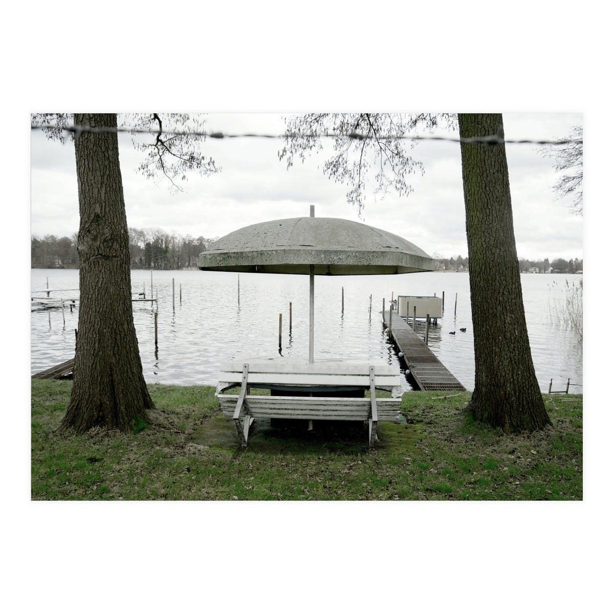 Lakeside rest place - out of season (Print Only)