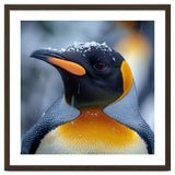 King Penguin In Falling Snow thumbnail