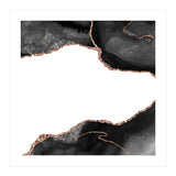 Black & Rose Gold Agate Texture 09 (Print Only) thumbnail