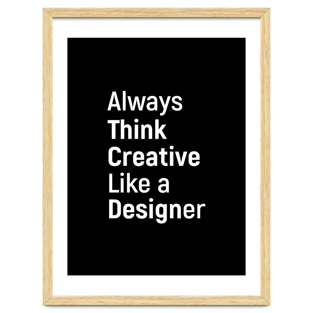 Always Think Creative Like A Designer
