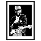 Willie King American Blues Musician in Grayscale thumbnail
