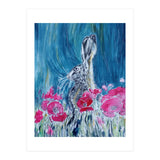 Hare And Poppies (Print Only) thumbnail