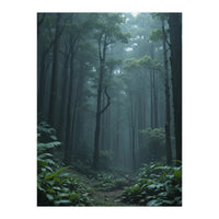 Ethereal Misty Forest in the Rain (Print Only)