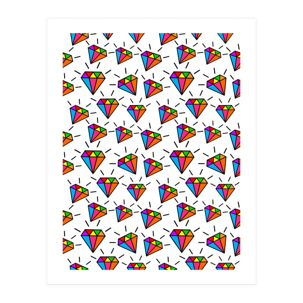 Cute diamonds pattern  (Print Only)