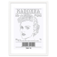 Receipt Art Madonna