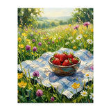Summer Strawberries in the Meadow (Print Only) thumbnail