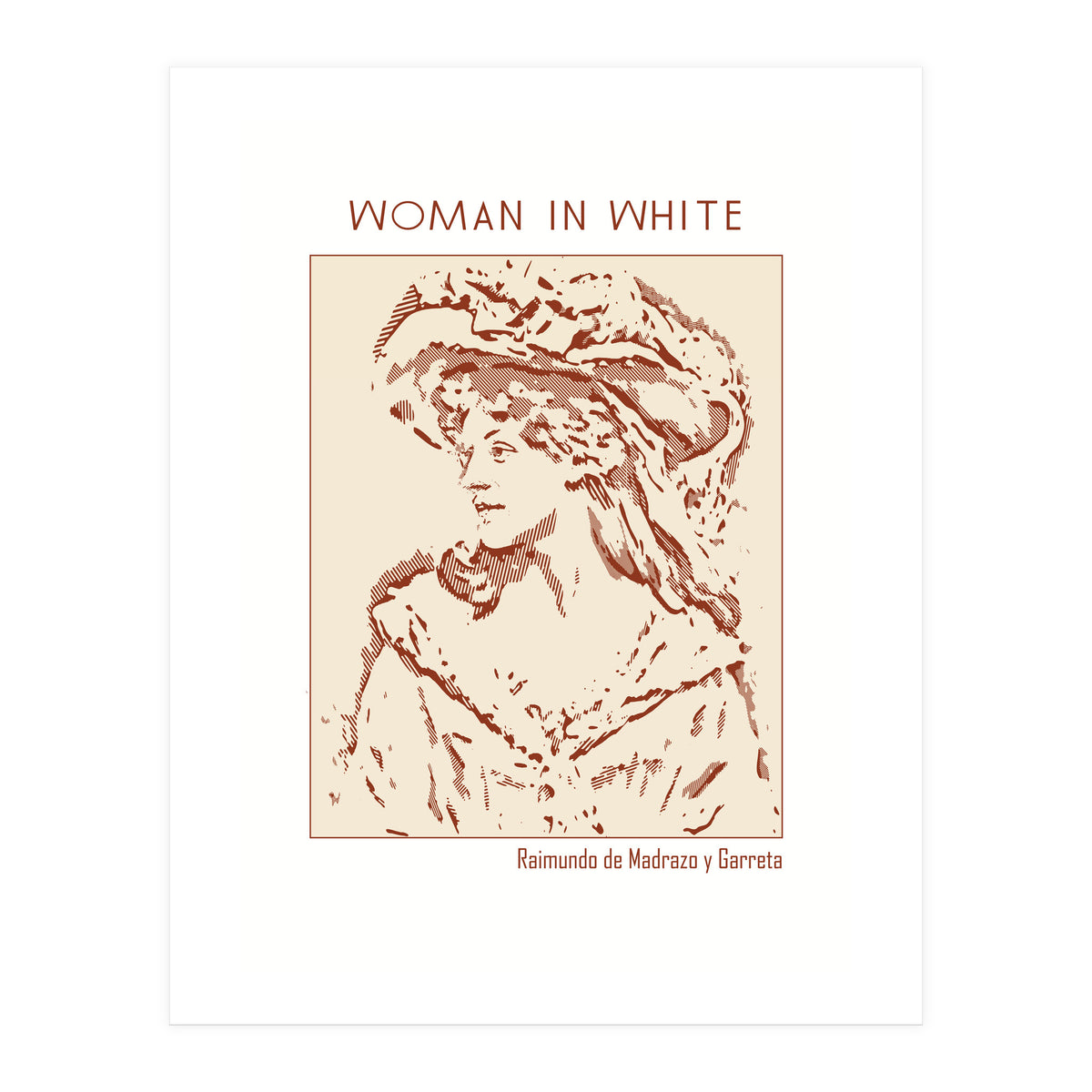 Woman In White – Raimundo De Madrazo Y Garreta (Print Only)