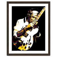 Keith Richards American Rock Guitarist in Pop Art