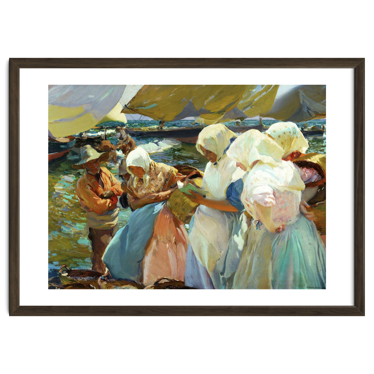 Joaquín Sorolla / 'Women of Valencia at the Beach', 1915, Oil on canvas, 93 x 126 cm.
