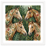 Majestic Floral Horses thumbnail