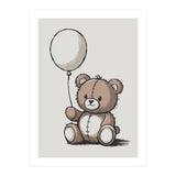 Cute Teddy Bear (Print Only) thumbnail
