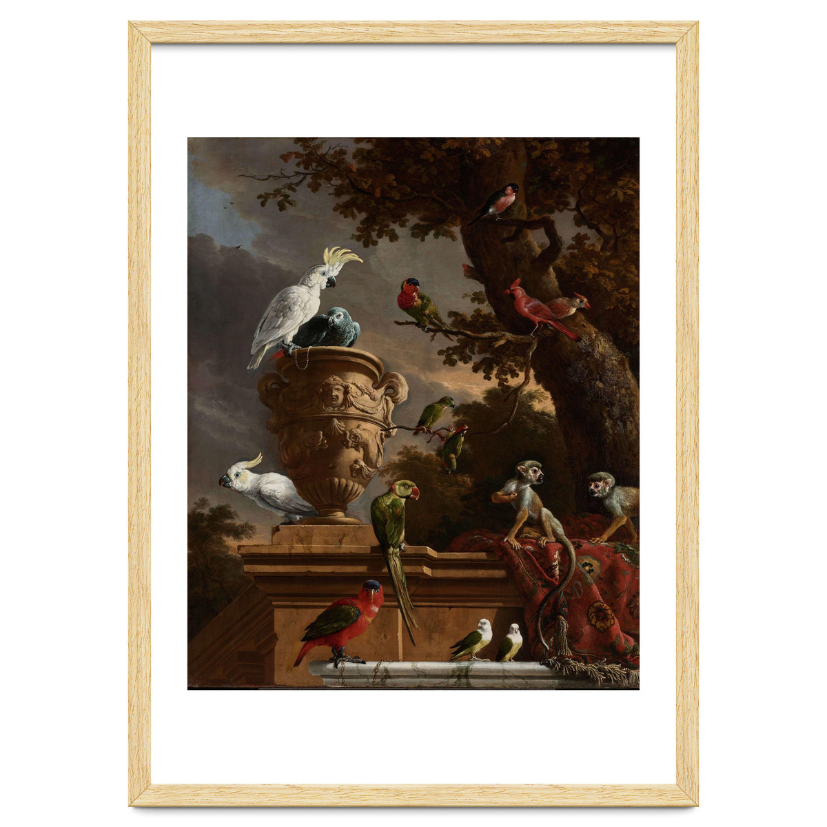 The Menagerie. The Managerie. Dating: c. 1690. Measurements: h 135 cm × w 116.5 cm.