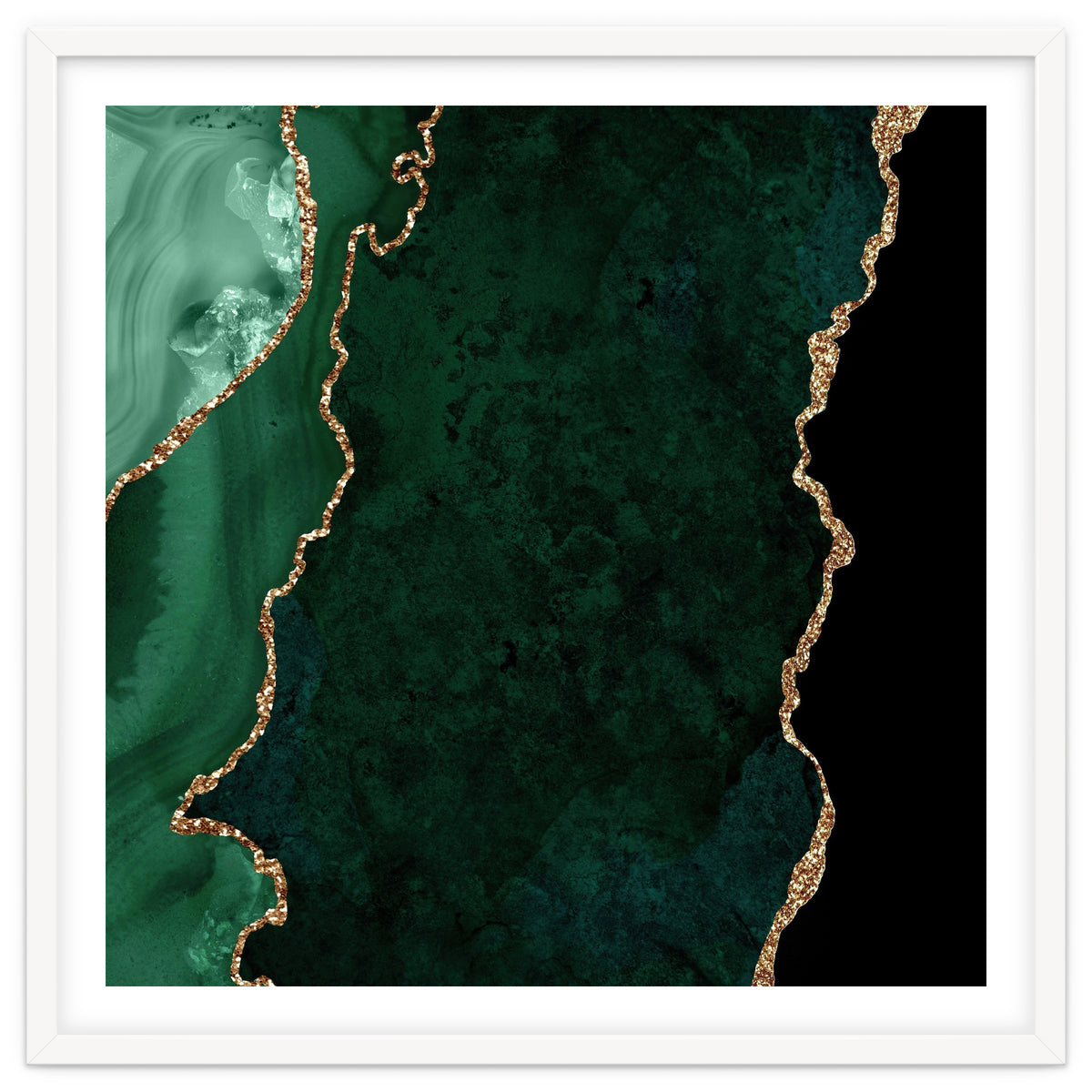 Emerald & Gold Agate Texture 04