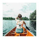 Row Your Own Boat | Woman Empowerment Confidence Painting | Positive Growth Mindset Boho Adventure (Print Only) thumbnail