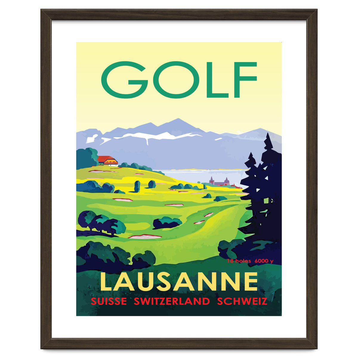Golf in Lausanne, Switzerland