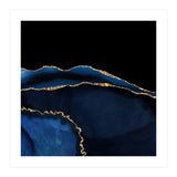 Navy & Gold Agate Texture 05  (Print Only) thumbnail