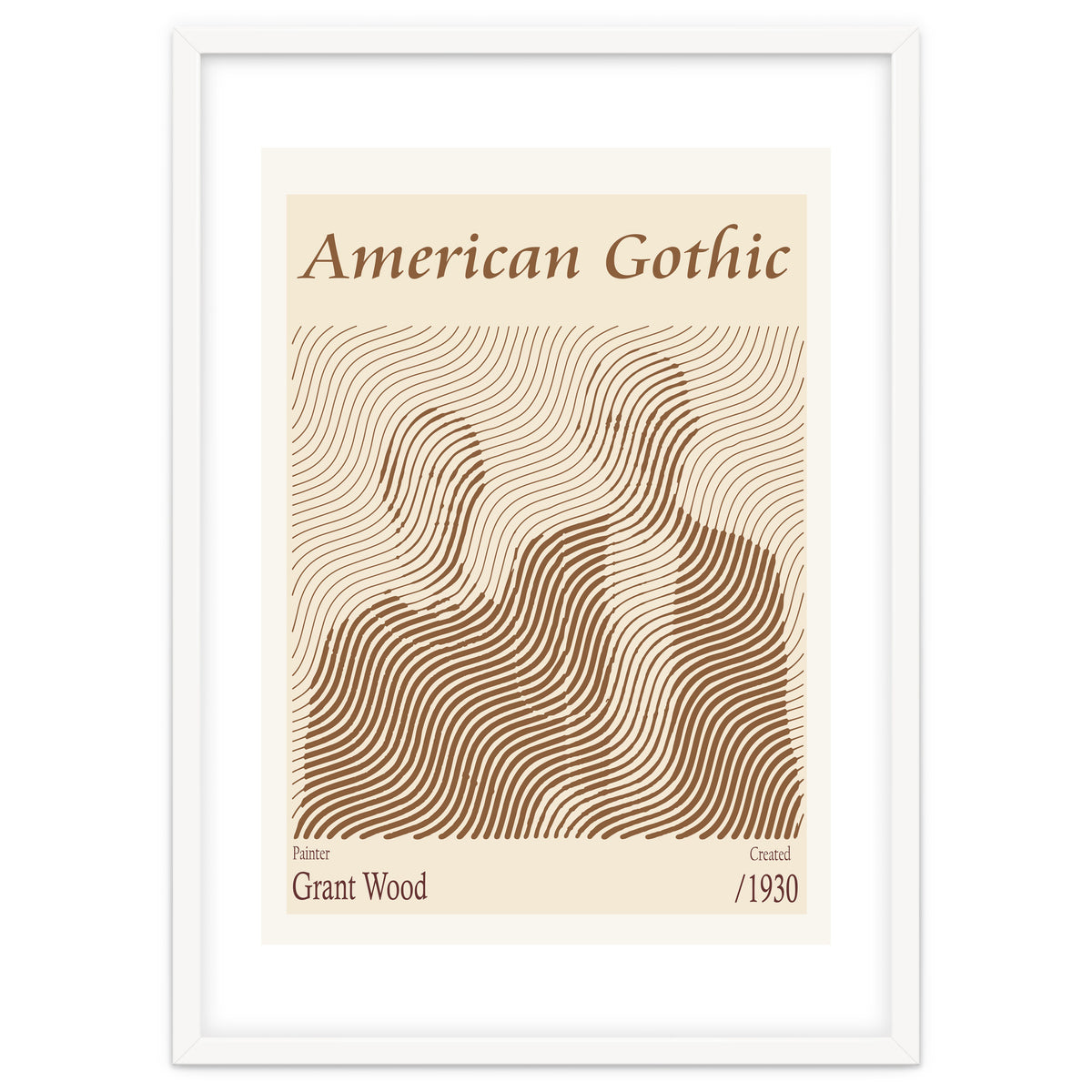 American Gothic – Grant Wood (1930)