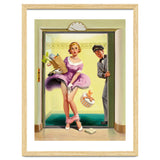 Pinup Sexy Girl Had Accident While Leaving The Elevator thumbnail