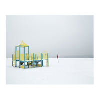 Playground in the winter seascape (Print Only)